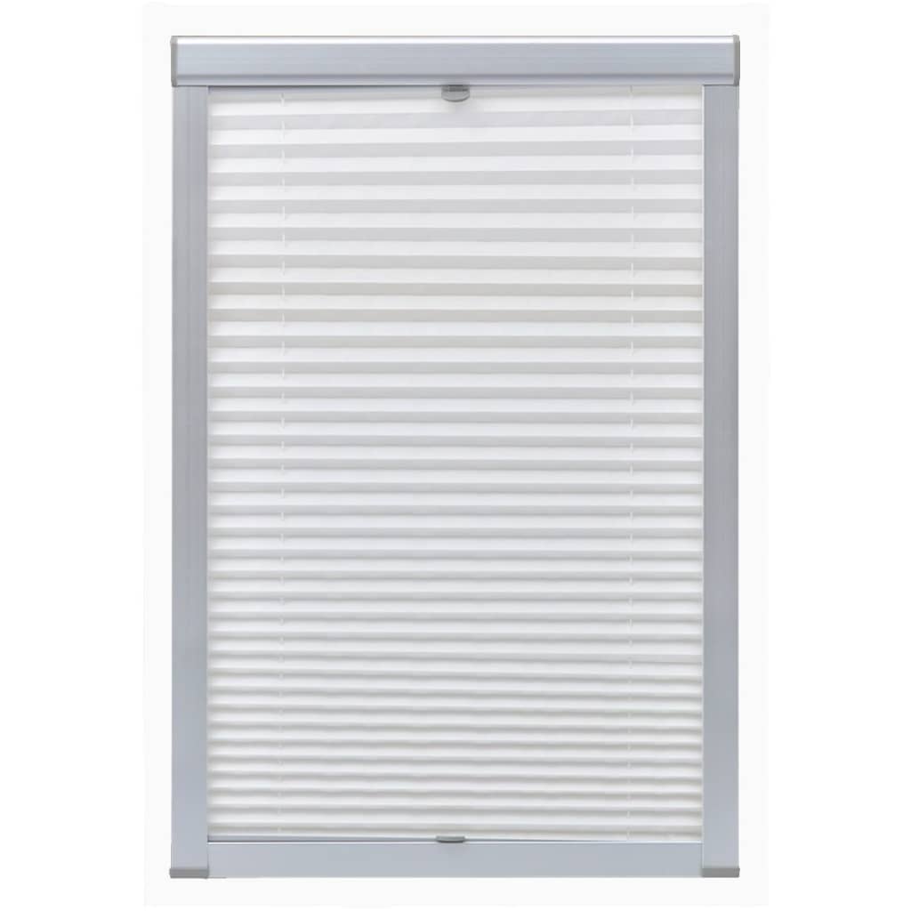 Vidaxl Roller Blind Falten weiße MK08