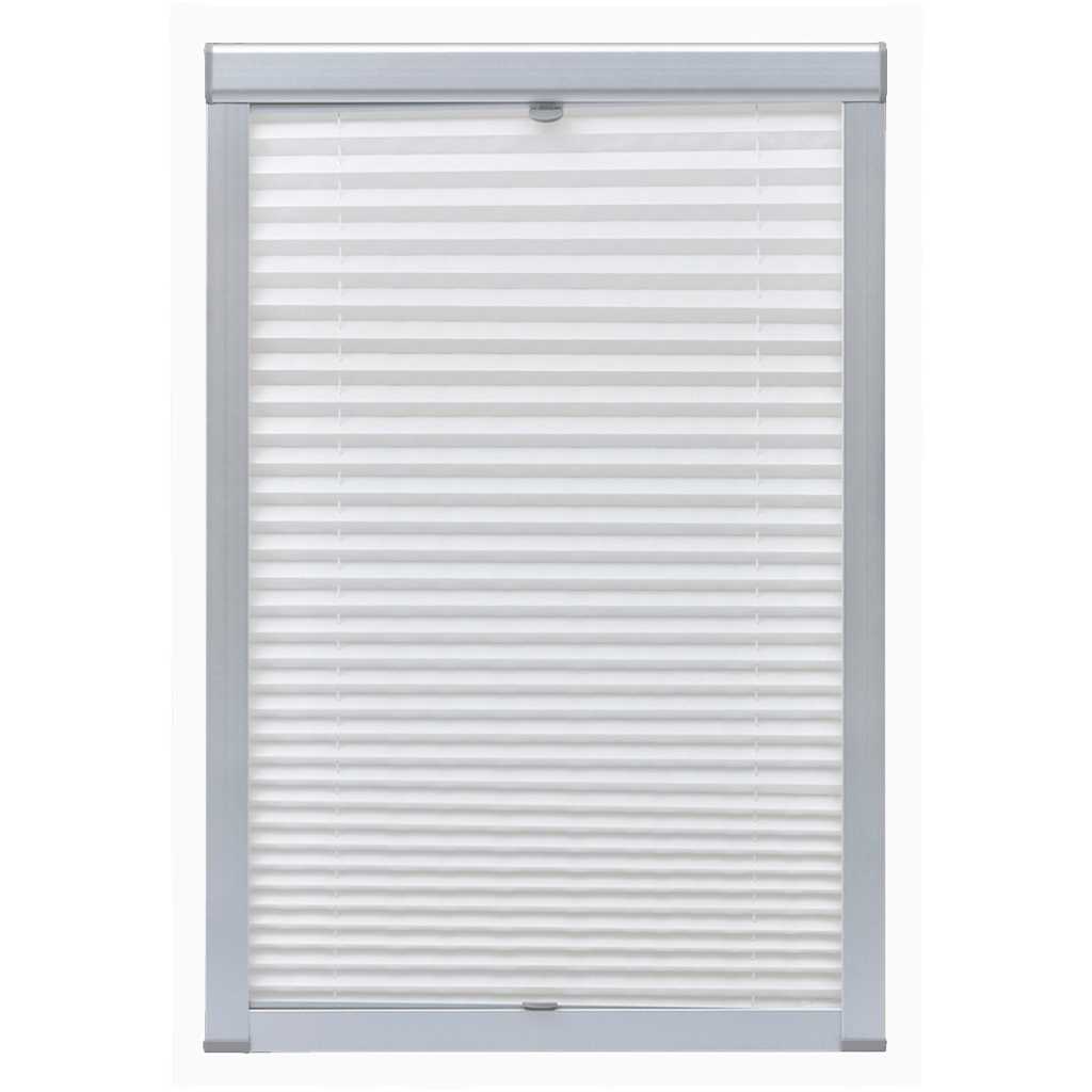 Vidaxl Roller Blind Falten weiß uk08