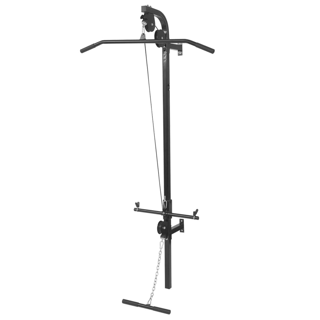 Vidaxl -Kraftturm für die Wand mit Hantel -Set 30,5 kg