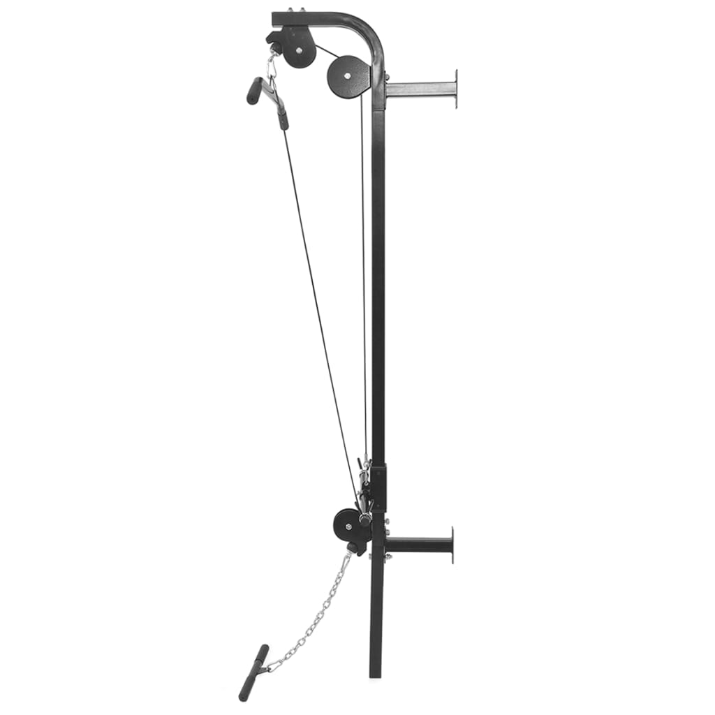 Vidaxl -Kraftturm für die Wand mit Gewichtsscheiben 40 kg