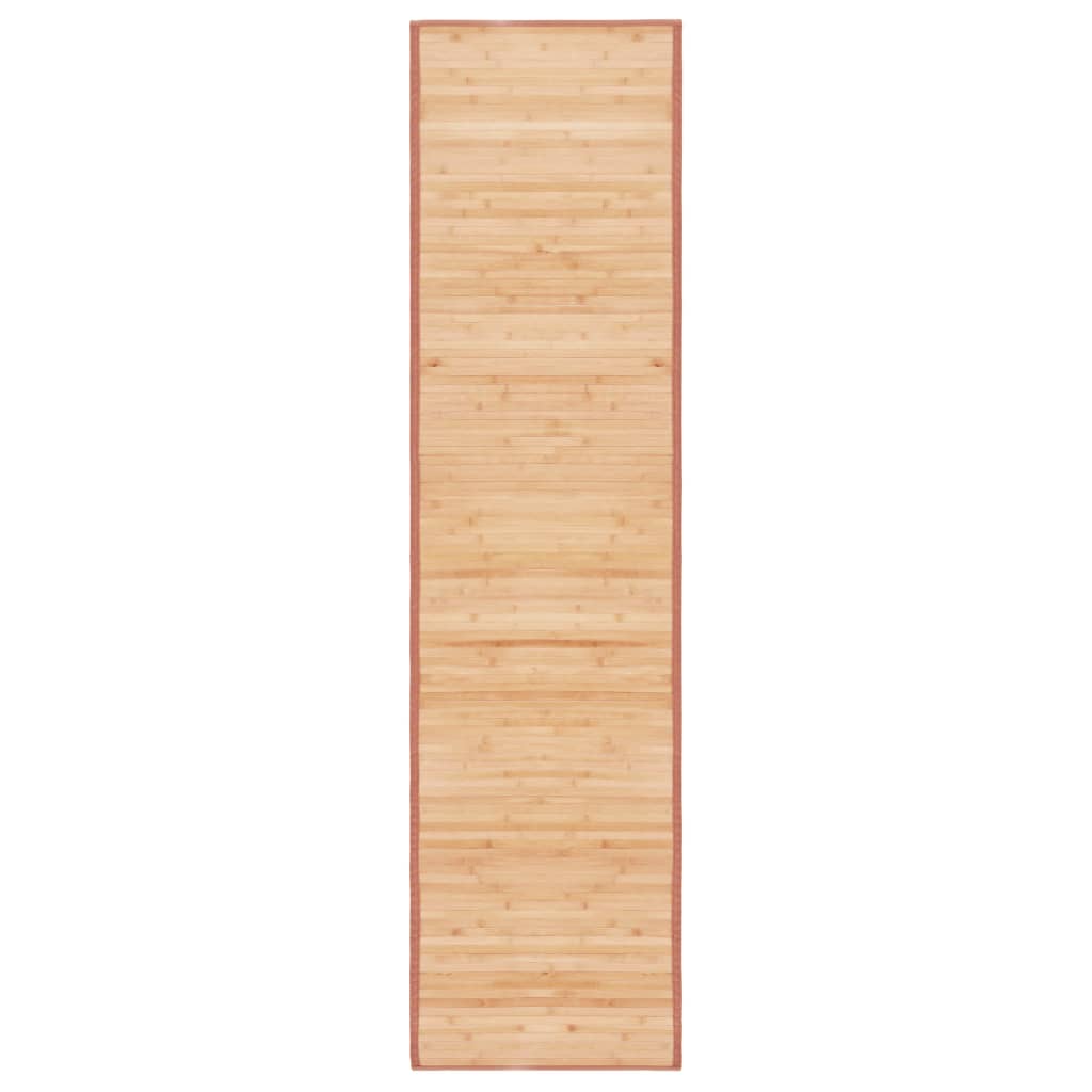 Vidaxl Teppich 80x300 cm Bamboo Brown