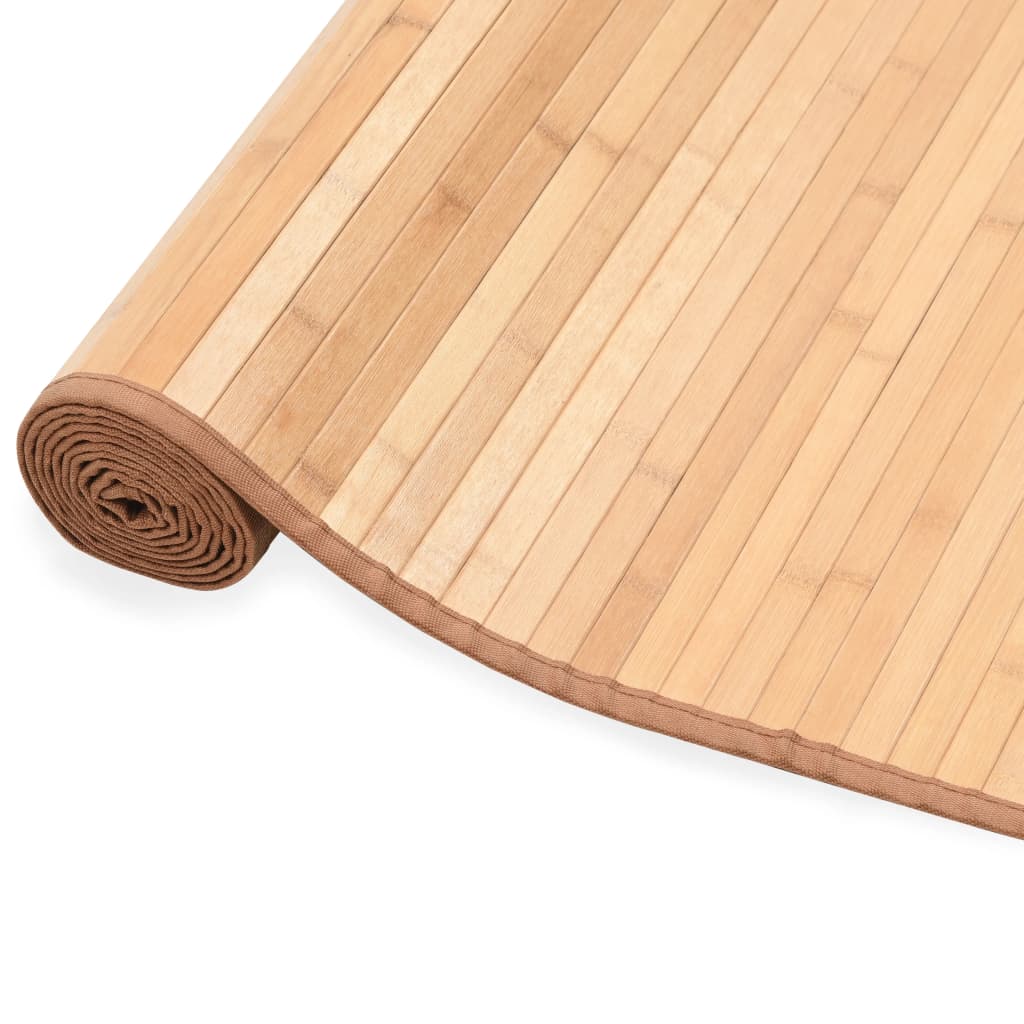 Vidaxl Teppich 80x300 cm Bamboo Brown