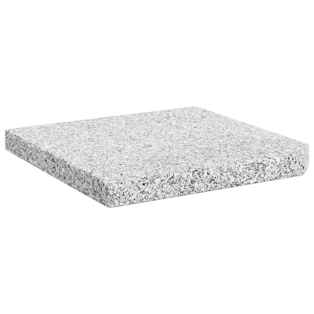 Vidaxl Parasol Fußplatte Quadrat 25 kg Granitgrau