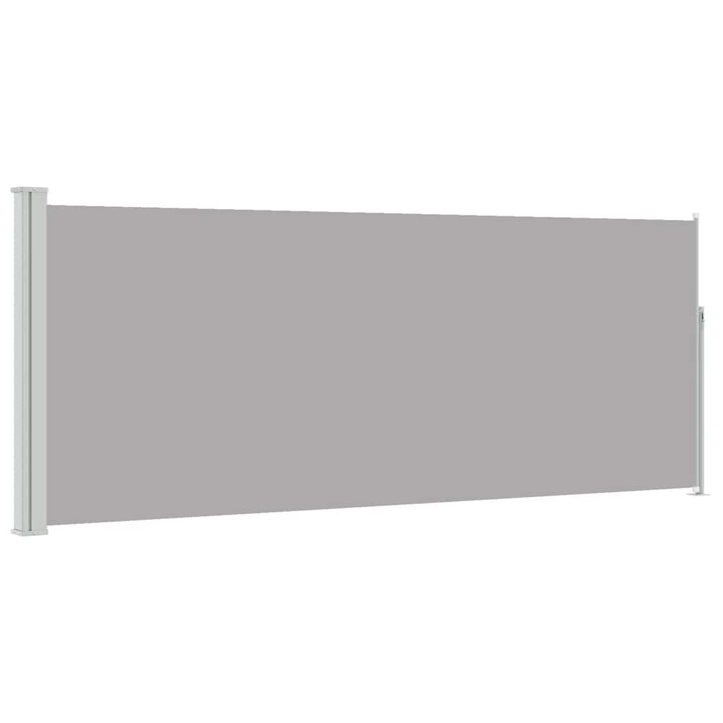 Vidaxx ausziehbarer Windschutz 120x300 cm grau