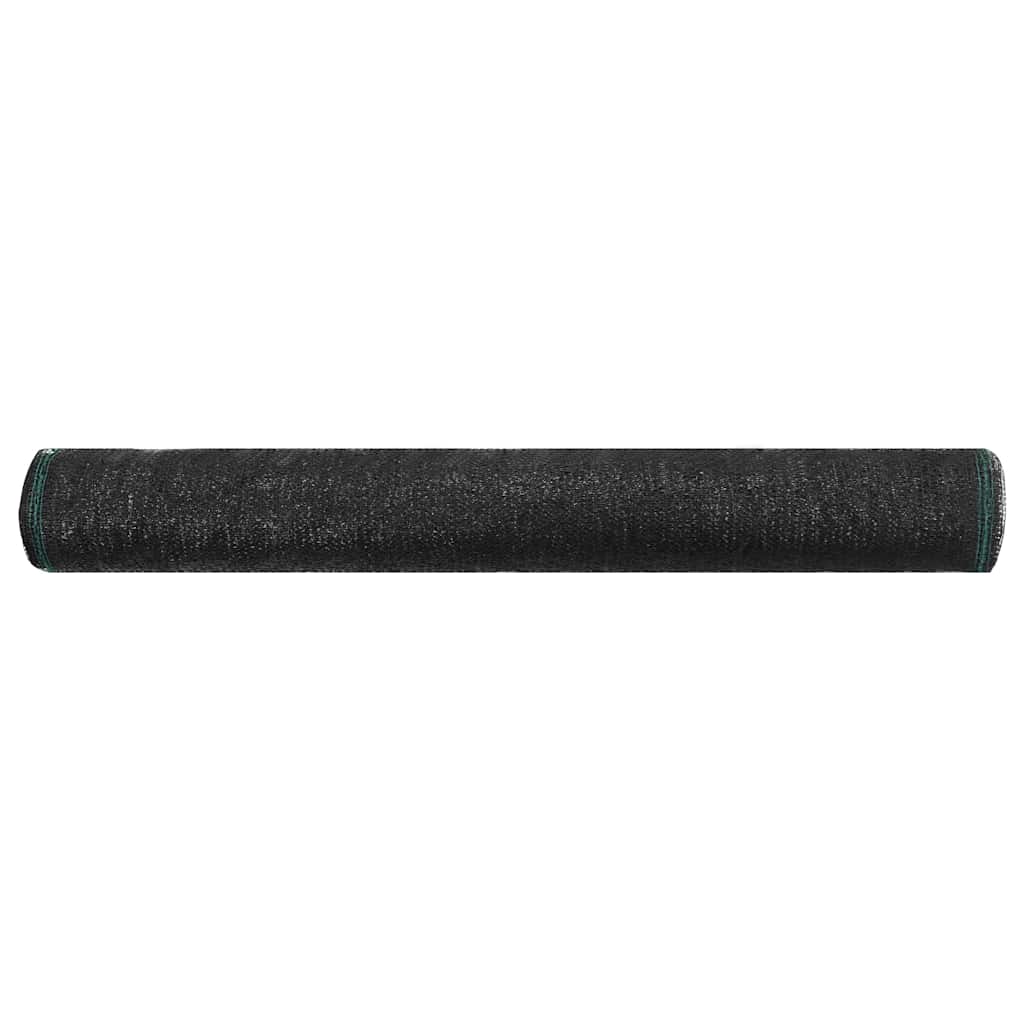 Vidaxl -Tennisbildschirm 1x25 M HDPE Schwarz