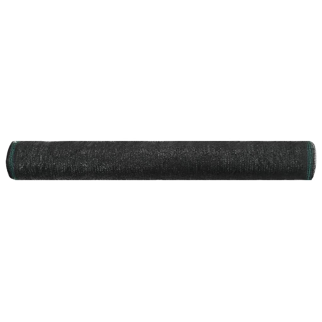 Vidaxl -Tennisbildschirm 1,4x25 M HDPE Schwarz