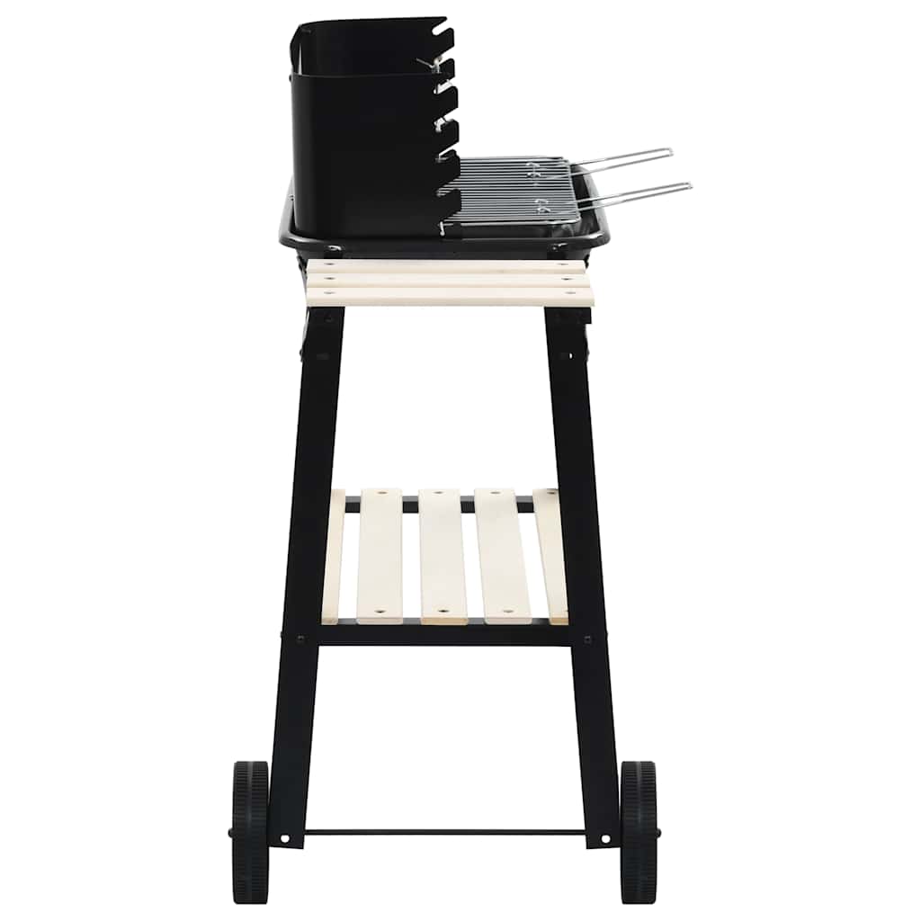 Vidaxl Charcoal Barbecue mit Rädern stehen