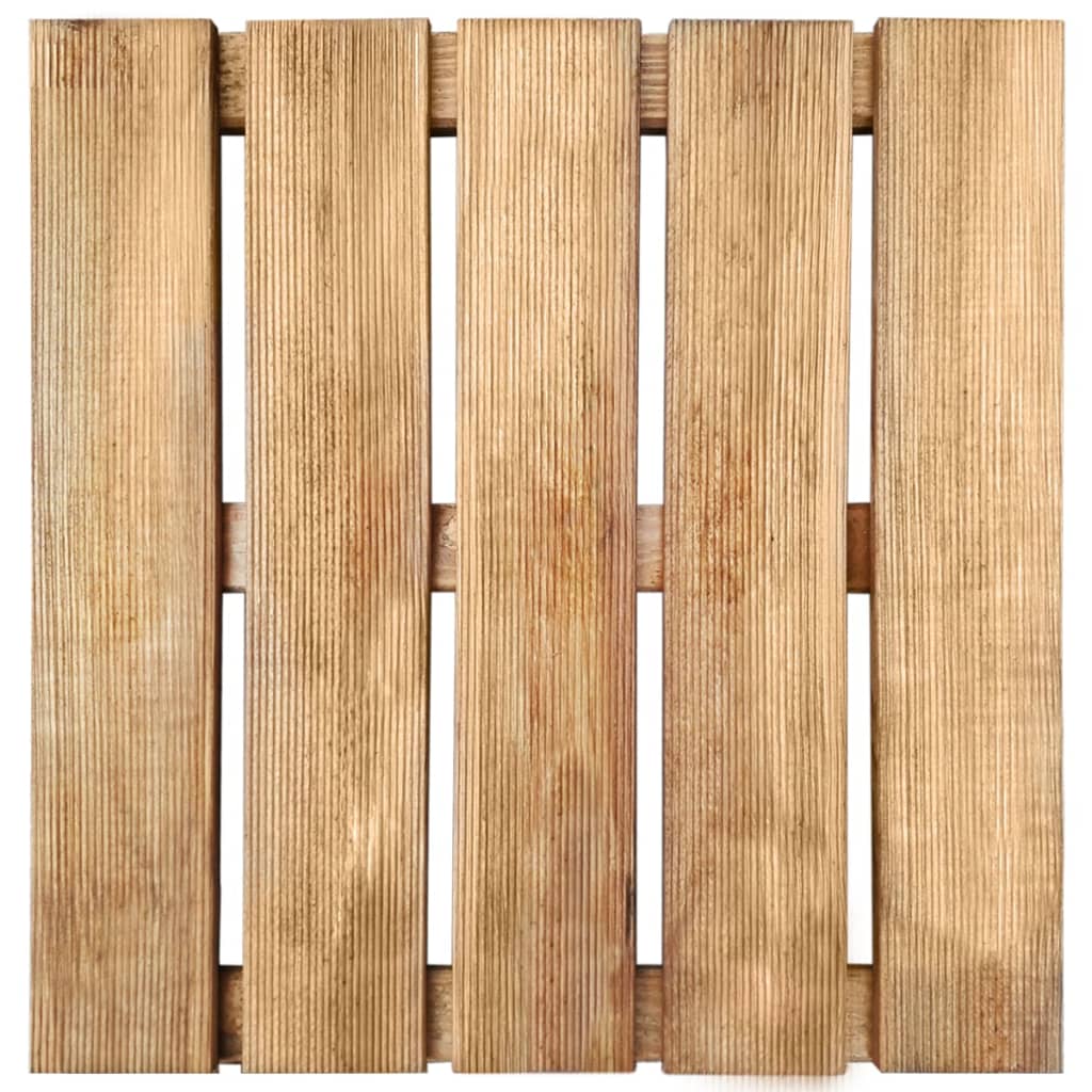 Vidaxl -Terrassenfliesen 6 ST 50x50 cm Holzbraun