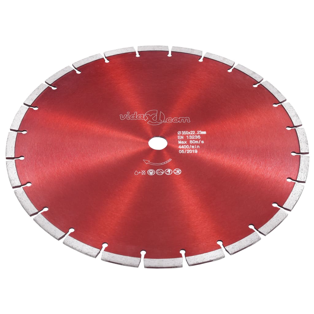 Vidaxxl Diamantsägeblatt 350 mm Stahl