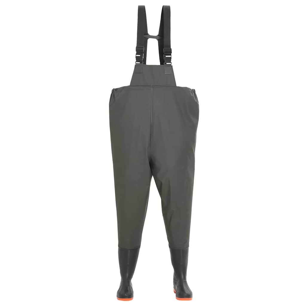Vidaxl Waadbroek mit Stiefel Größe 42 Grün