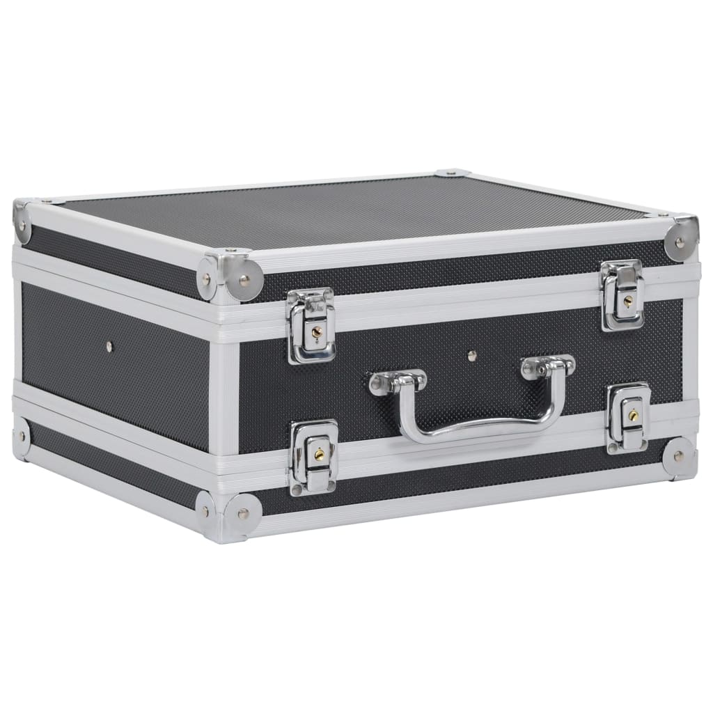 Vidaxx Waffenkoffer Aluminium ABS schwarz