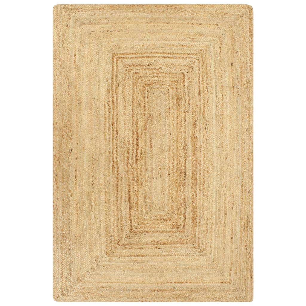 Vidaxl Teppich handgefertigt 120x180 cm Jute Natural