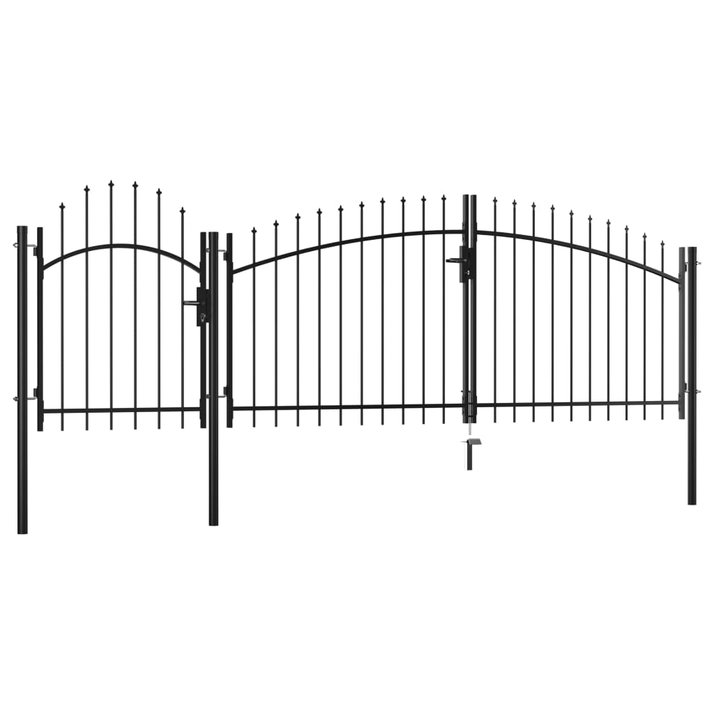 Vidaxl Port 2.25x4 m Stahlschwarz