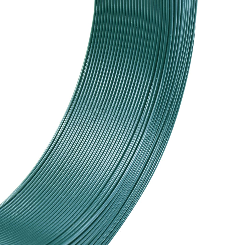 Vidaxl Hekbind -Gewinde 250 m 0,9 1,4 mm Stahl schwarzgrün