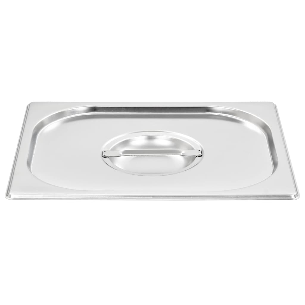 Vidaxl Deckel 2 Stück für GN 1 2 Edelstahlschüsseln