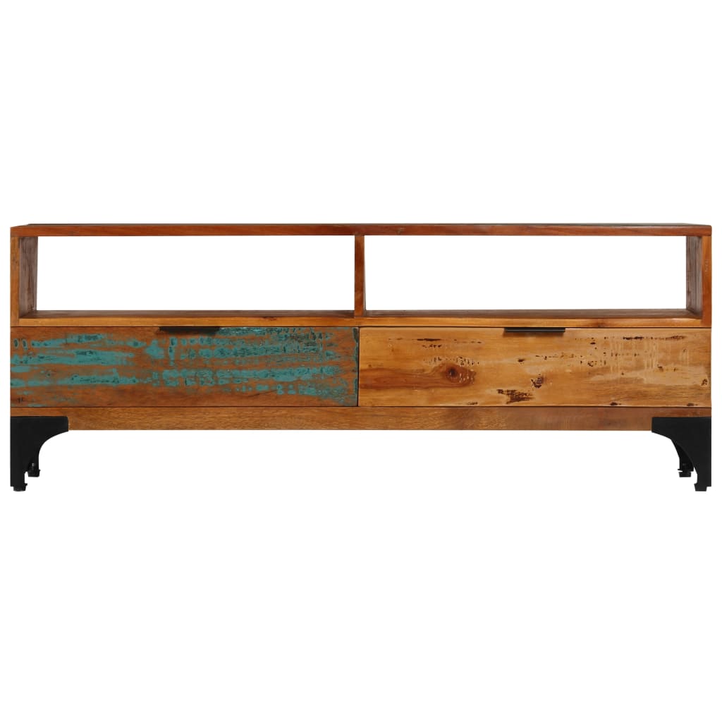 Vidaxl tv-meubel 118x35x45 cm massief gerecycled hout