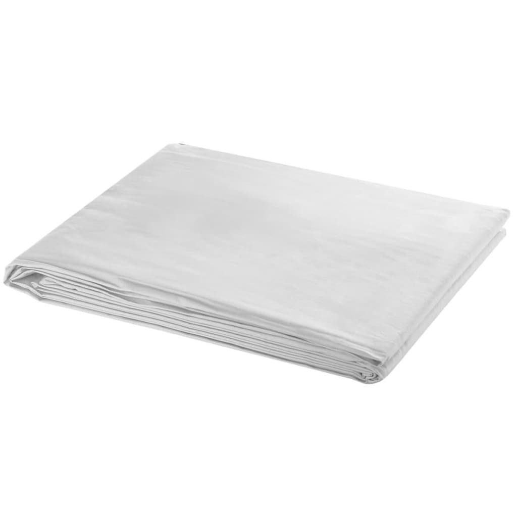 Vidaxx Hintergrund ohne Ständer 300x300 cm Baumwolle weiß