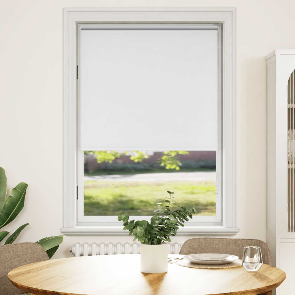 Vidaxl Verdunkelungsrollo 100 x 175 cm weiß