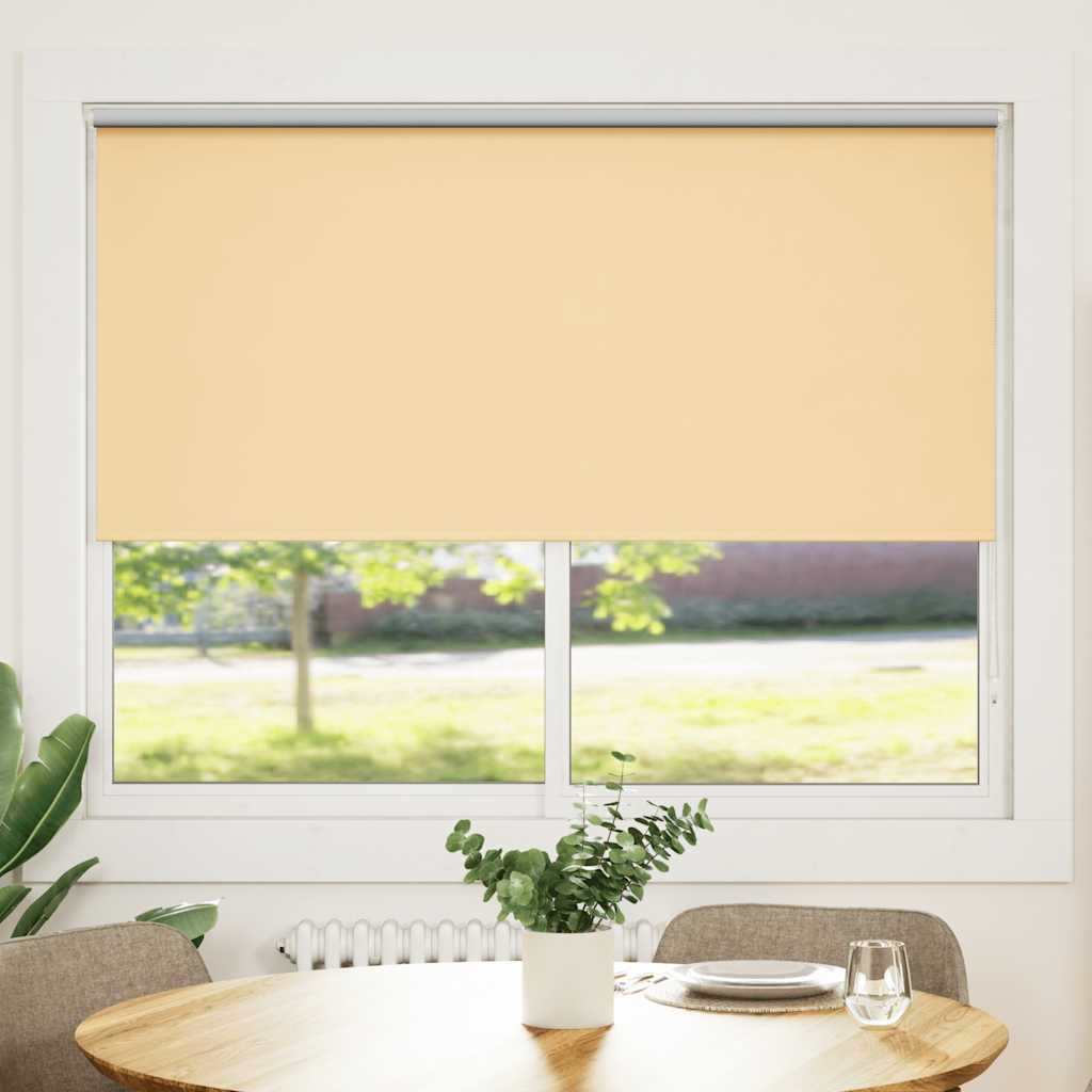 VidaXL Verdunkelungsrollo 140 x 175 cm Beige