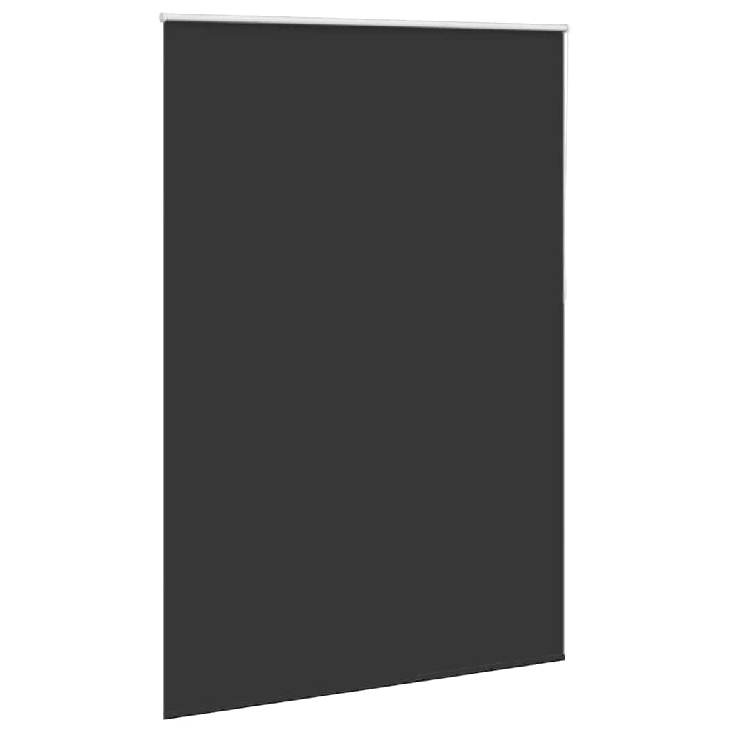 Vidaxl Roller Blind Blackout 140 x 230 cm schwarz