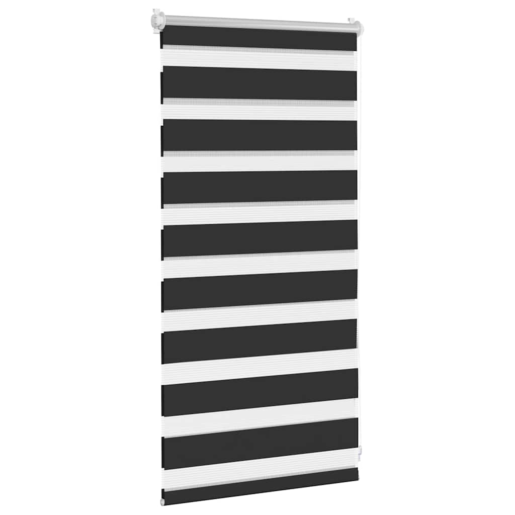 Vidaxl Duo Roller Blind 40x100cm schwarz