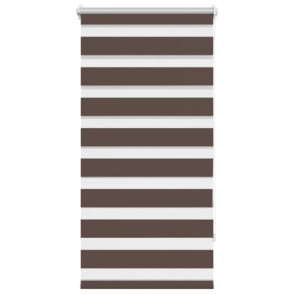 Vidaxl Duo Roller Blind 80x150 cm Kaffee braun