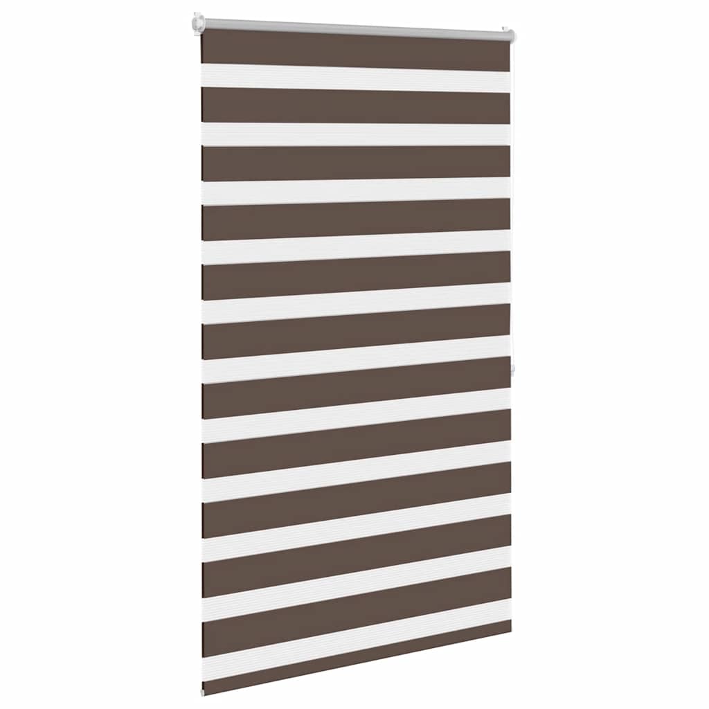 Vidaxl Duo Roller Blind 100 x 175 cm Kaffee Braun