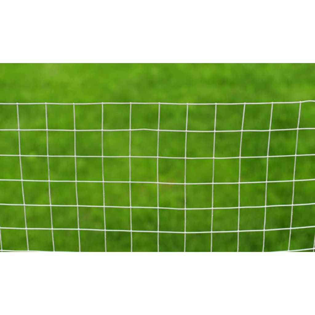Vidaxl -Hühnerdraht 10x1 m verzinkter Stahl silberfarben