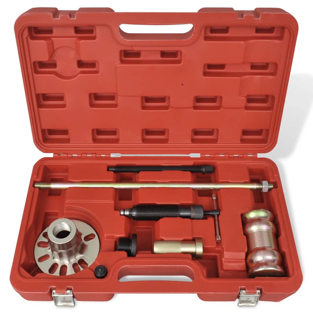 Vidaxl Hydraulikrad -Hub -Hub -Abzieher mit Hammerset 10 Tonnen