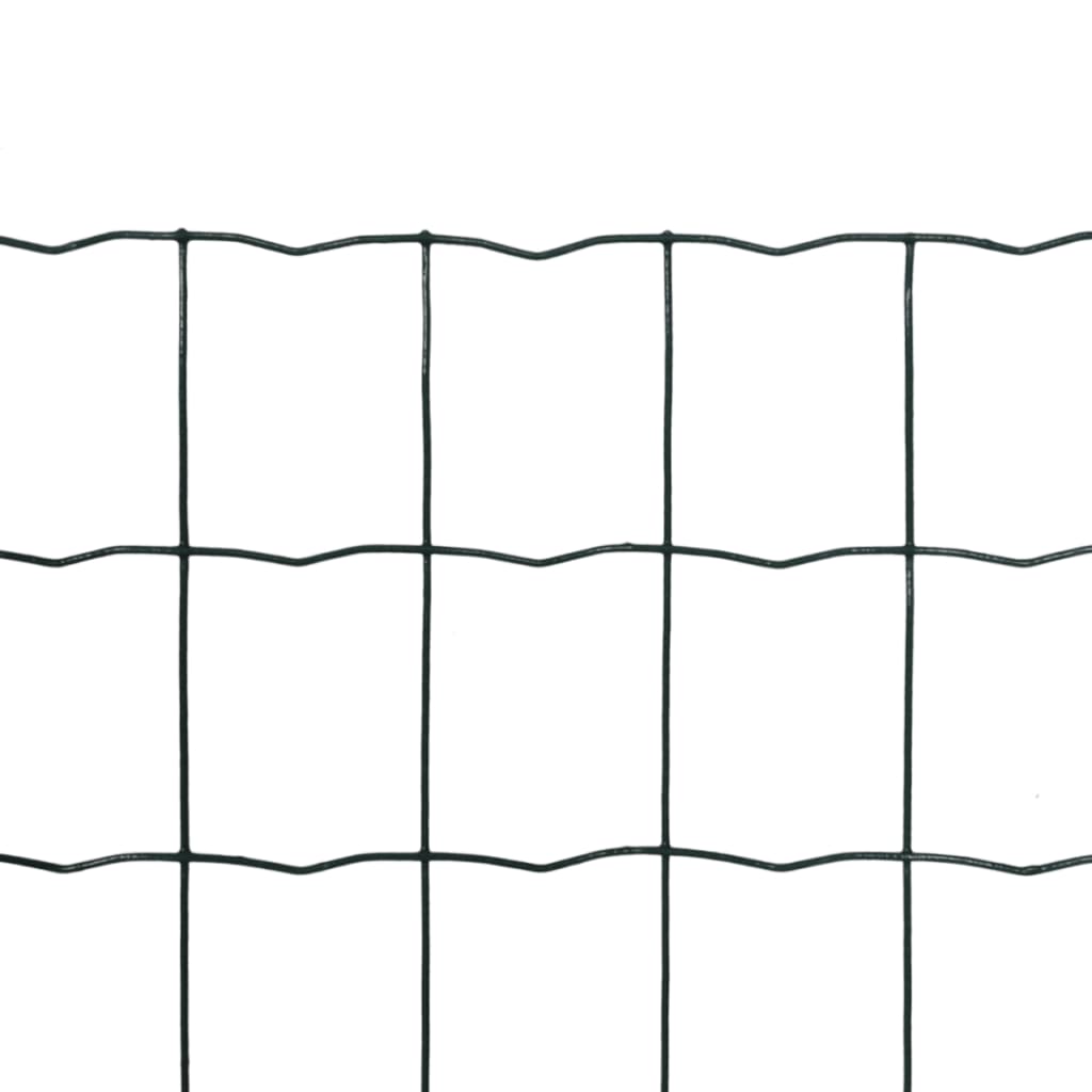 Vidaxl Euro HEK 10x1,0 m Stahlgrün