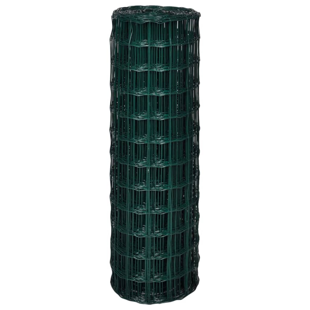 Vidaxl Euro HEK 25x1,2 m Stahlgrün