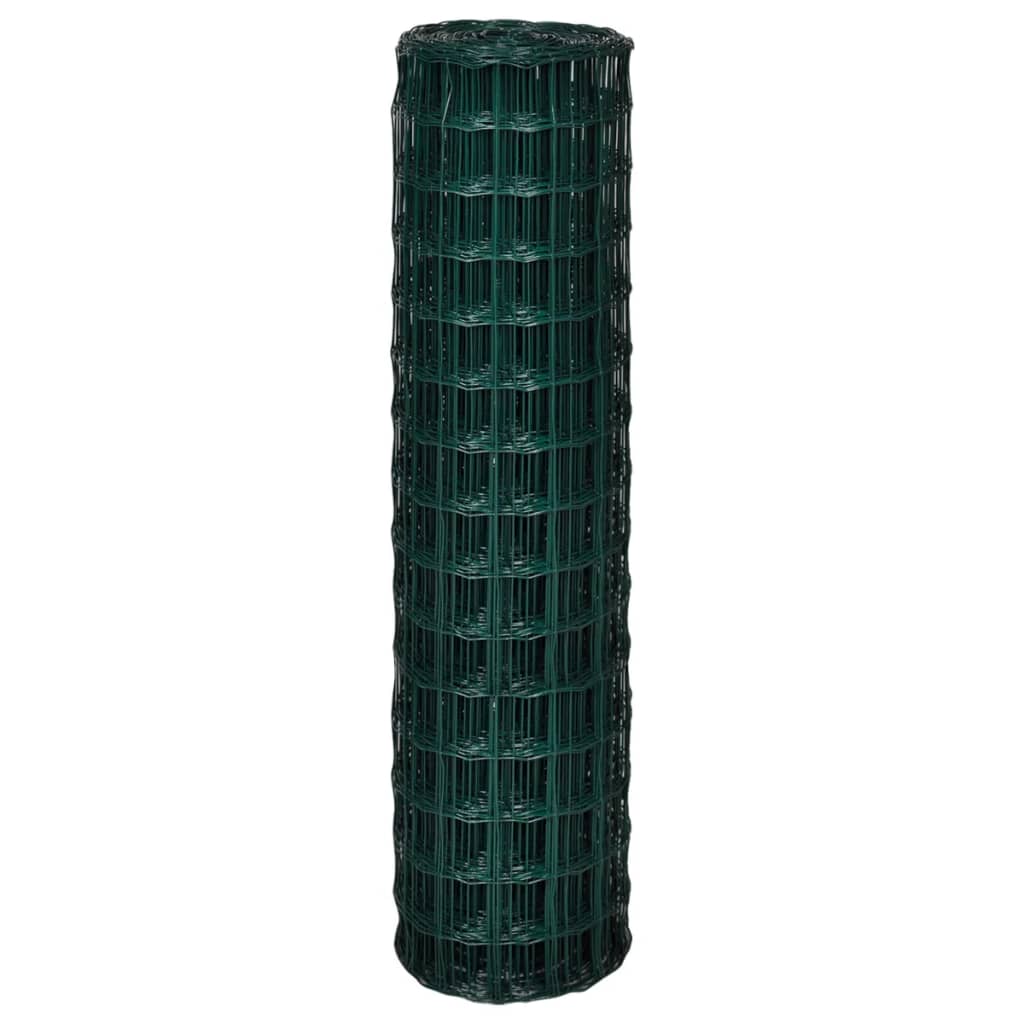 Vidaxl Euro HEK 25x1,5 m Stahlgrün