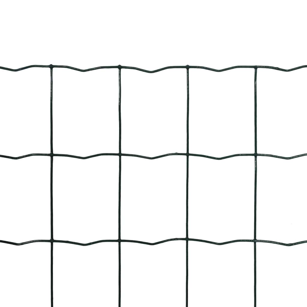 Vidaxl Euro HEK 10x0,8 m Stahlgrün