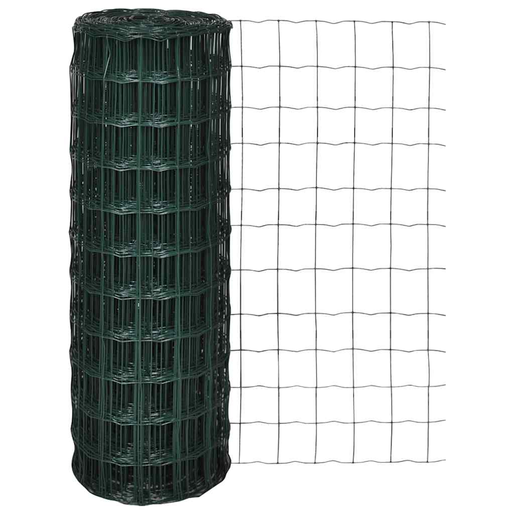 Vidaxl Euro HEK 25x1,2 m Stahlgrün