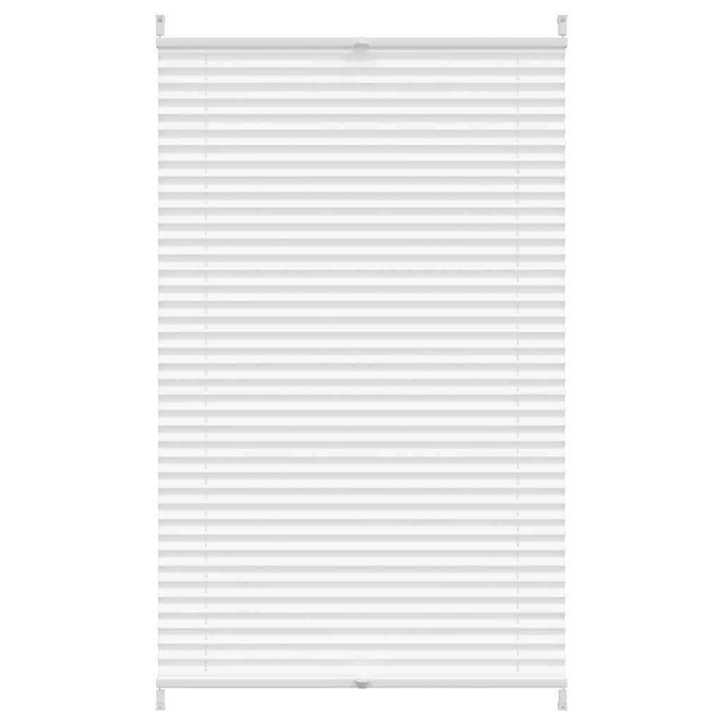 VidaXL Plisseerollo 80x125 cm weiß