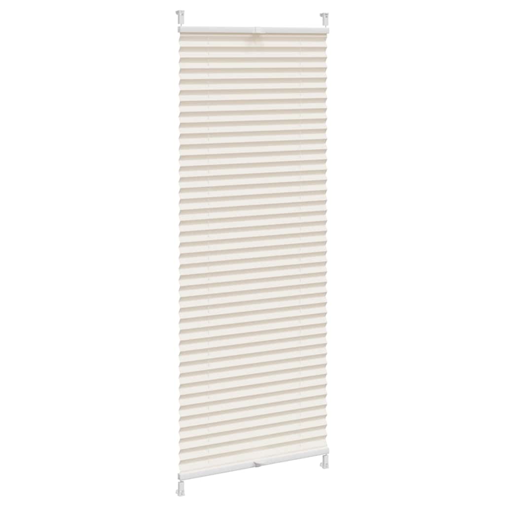 VidaXL Plisseerollo 40x125cm creme