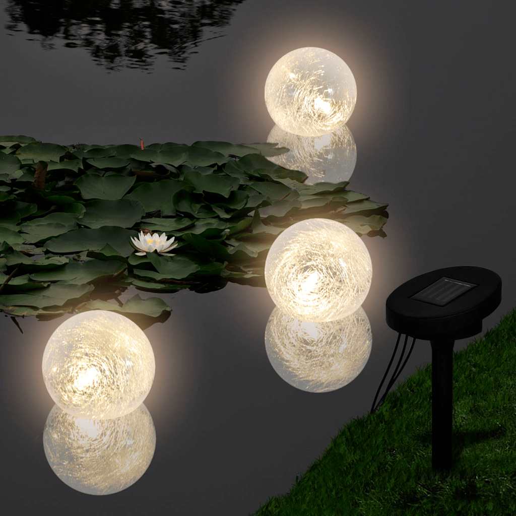 Vidaxl -Teichbeleuchtung schwimmende Lampen LED
