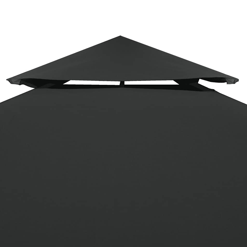 Vidaxl Ersatz Zelt Stoffbor 310 g m² 3x3 m dunkelgrau
