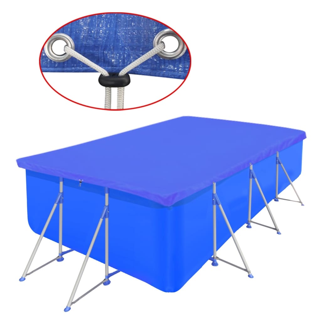 Vidaxl Schwimmbadabdeckung rechteckig 90 g m² 540 x 270 cm pe