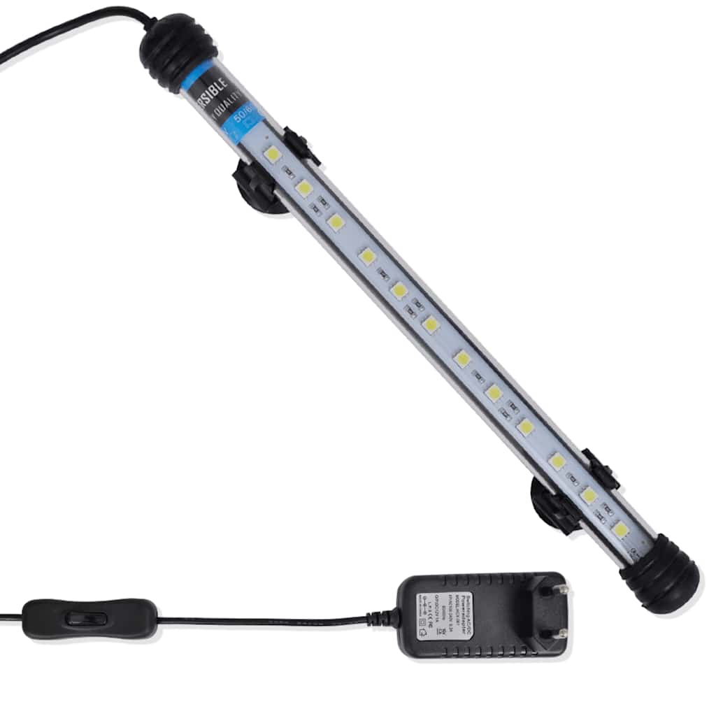 Vidaxxl LED-Aquarienlampe 28 cm weiß