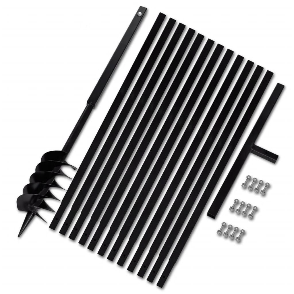 VIDAXL MORESTAHRE mit Griff 120 mm und Erweiterungen 13 m (Stahl)