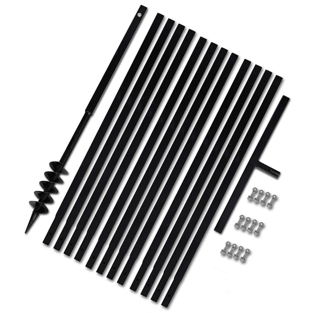 Vidaxl gemahlene Bohrer 80 mm mit 13 m Verlängerungstahl