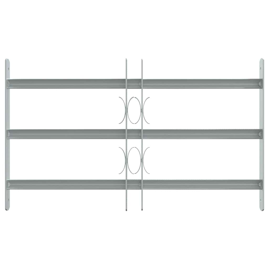 VIDAXL-Fensterschutzschutz mit 3 Cross-Rods 500-650 mm einstellbar