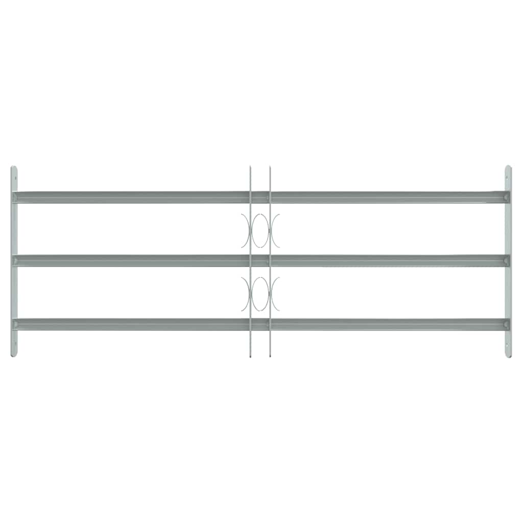 VIDAXL-Fensterschutzschutz mit 3 Cross-Rods 700-1050 mm einstellbar