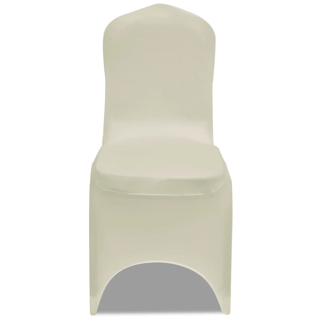 VIDAXL -Abdeckung für Stühle 50 Stück (Creme)