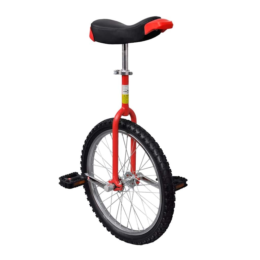 Vidaxl Einrad verstellbar 20 Zoll rot