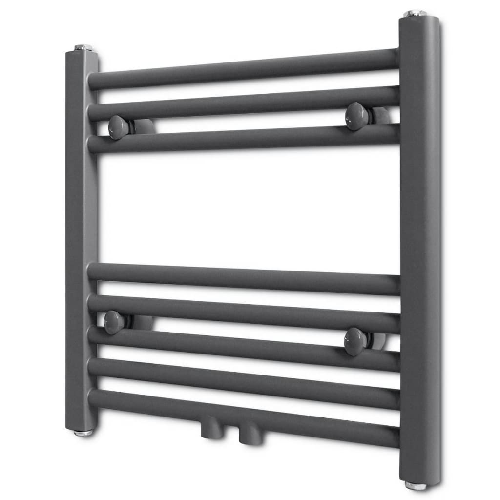 Vidaxl Kühlerhandtuchregal gerade 480 x 480 mm grau