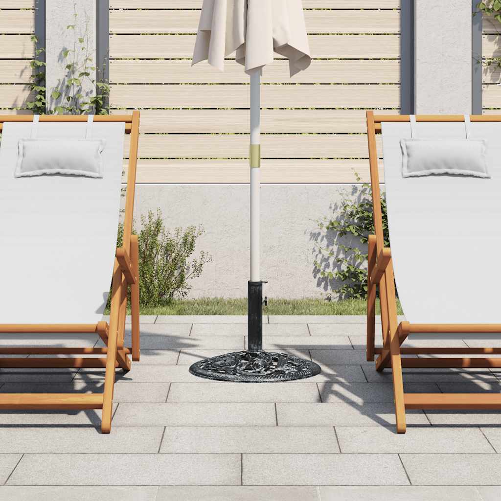 Vidaxl Parasol Fuß 12 kg 48 cm Gusseisen