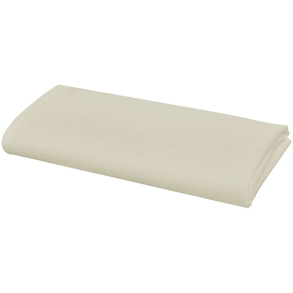 Vidaxl Servietten 50 Stück Creme 50x50 cm