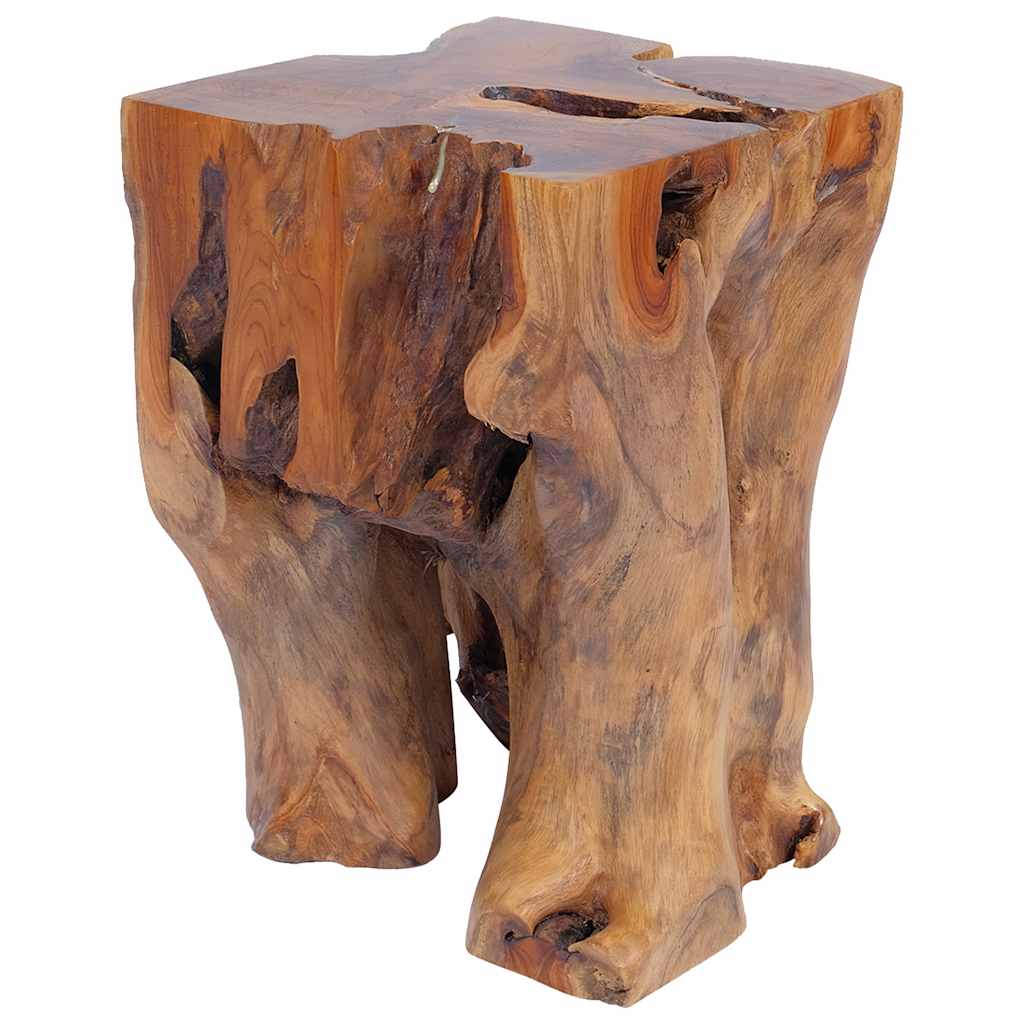Vidaxl kruk massief teakhout